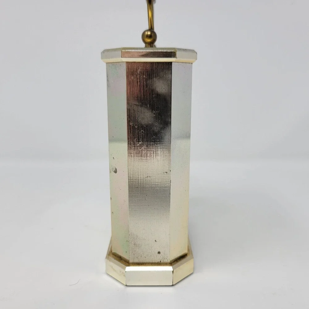 Bulova Gold-Tone Quartz Carriage‎ Clock With Moon Phase AS-IS PARTS ONLY